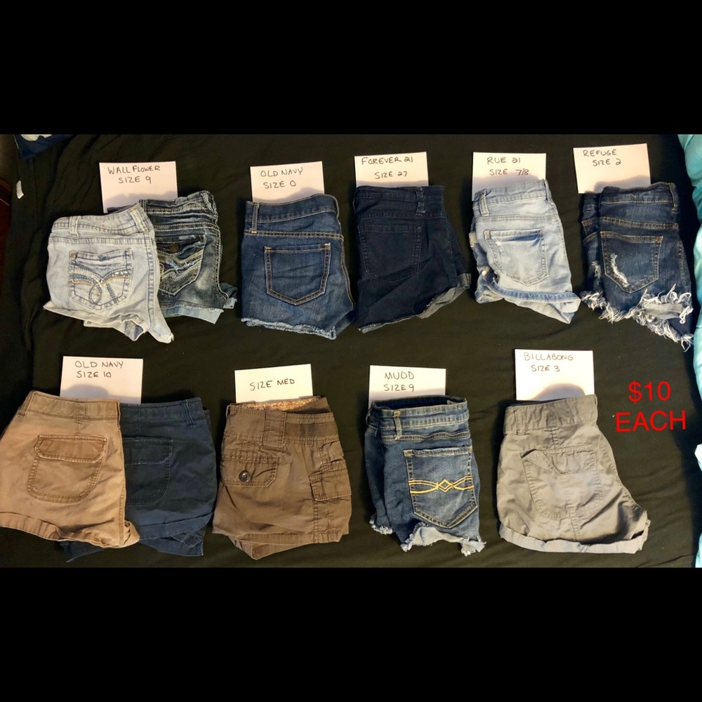 Assorted shorts